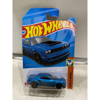 Xe mô hình đồ chơi cơ bản hotwheels 1:64 - '18 dodge challenger srt demon