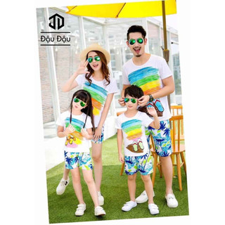 Áo Thun Gia Đình Đồng Phục Du Lịch Hè