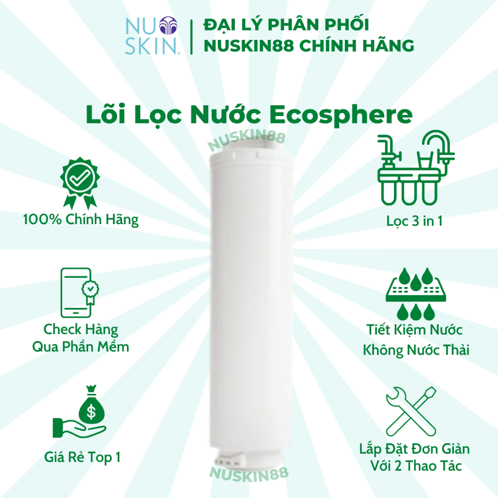 LÕI MÁY LỌC NƯỚC ECOPHERE NUSKIN