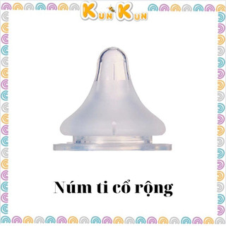 Núm ty cao cấp siêu mềm thay thế pigeon cổ rộng