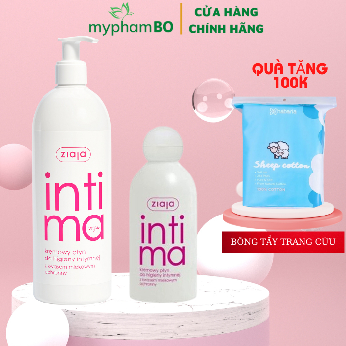 Dung Dịch Vệ Sinh Phụ Nữ Intima Ziaja 500Ml Chính Hãng - Ddvs Intima Chăm Sóc Bảo Vệ Cô Bé Luôn Sạch Và Thơm Tho