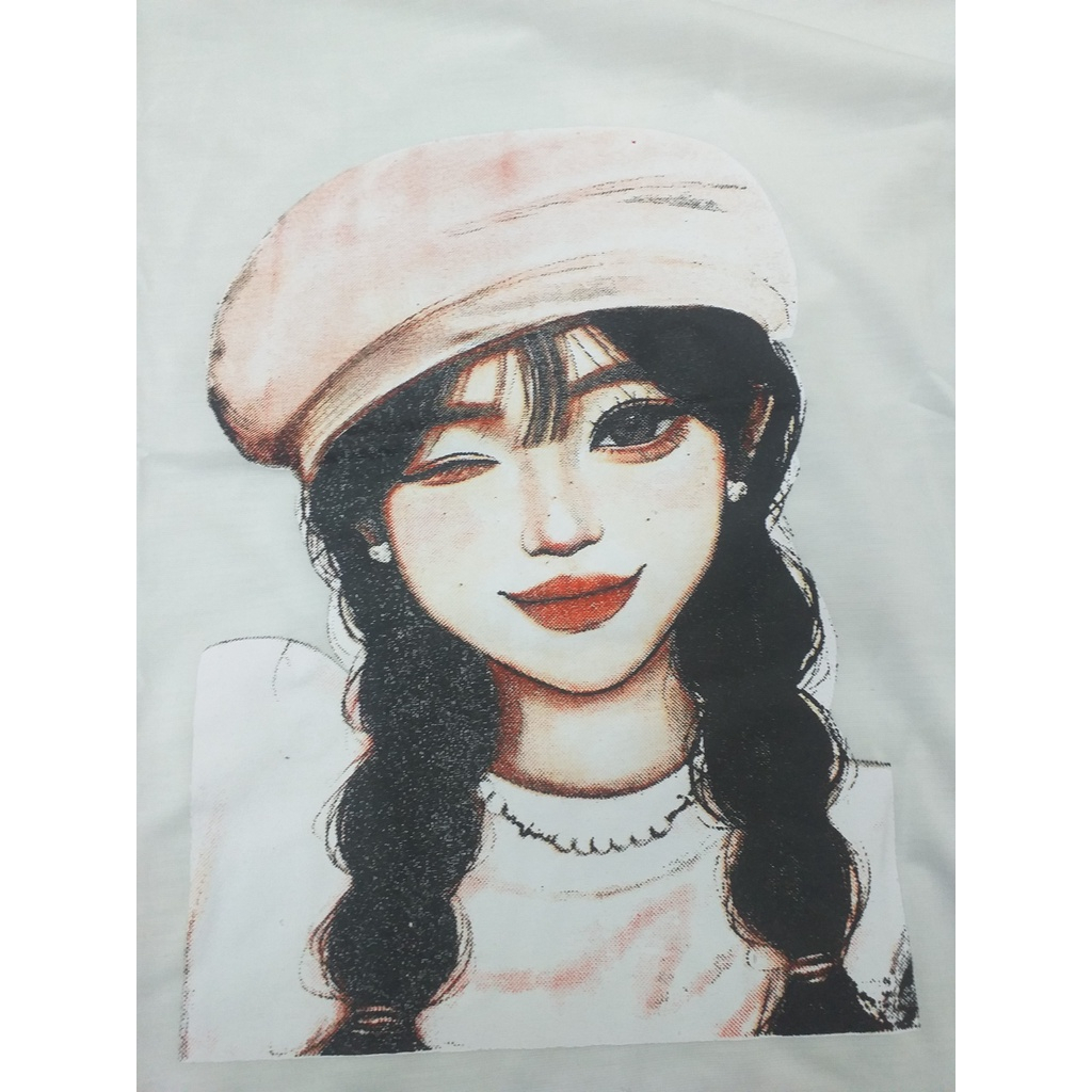 Áo thun nữ from rộng in hình cô gái unisex, áo phông nữ cổ tròn dễ phối đồ phù hợp mặc mọi lúc mọi nơi mẫu đẹp nhất AP | BigBuy360 - bigbuy360.vn