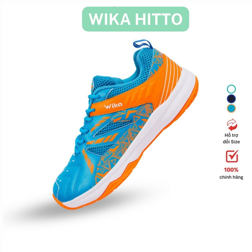 giày cầu lông, giày bóng chuyền bóng bàn Wika Hitto chính hãng tặng tấ