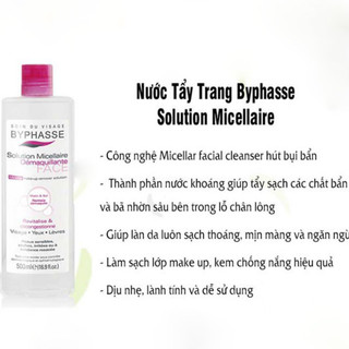 Nước Tẩy Trang BYPHASSE 500ml