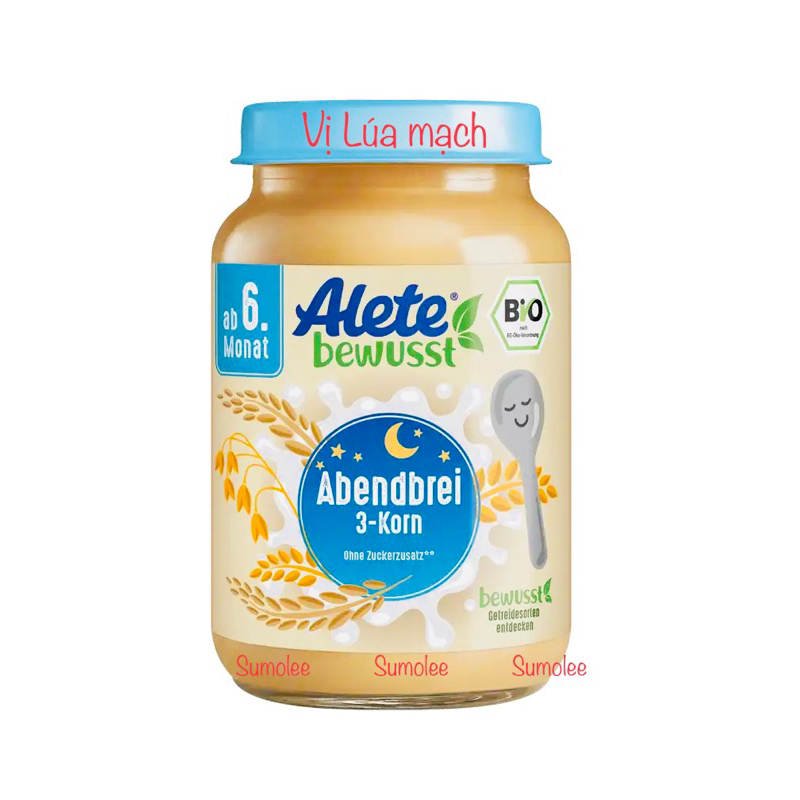 HŨ ĂN DẶM HỮU CƠ ALETE DINH DƯỠNG CHO BÉ 190GR - DATE 2.2024