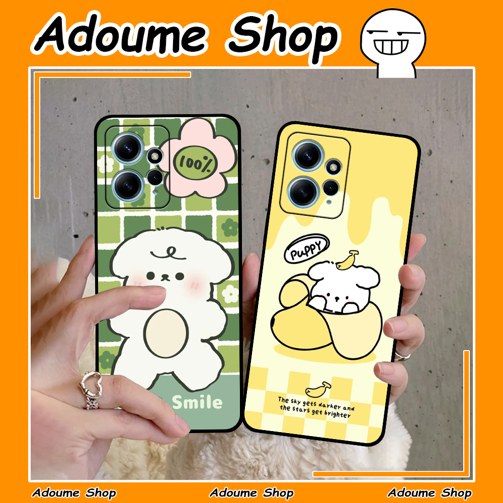 Ốp Xiaomi Redmi Note 12 4G/5G / Redmi Note 12 Pro in hình gấu cute, dễ thương, đáng yêu
