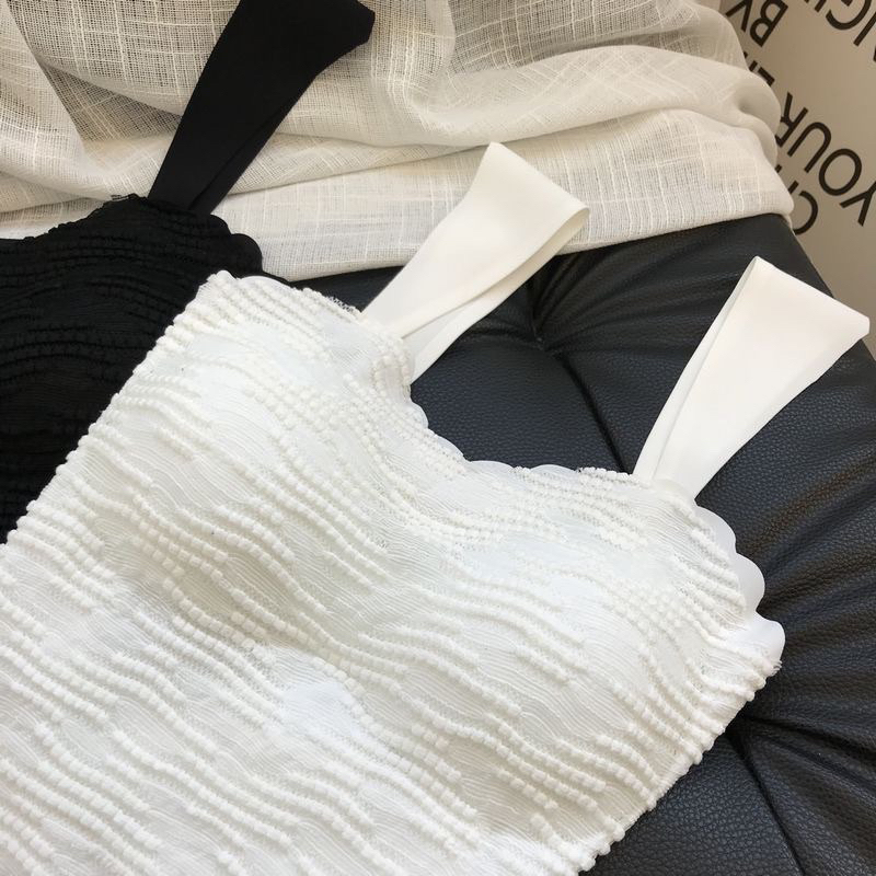 Áo bra 2 dây áo croptop có mút ngực mẫu mới 2023