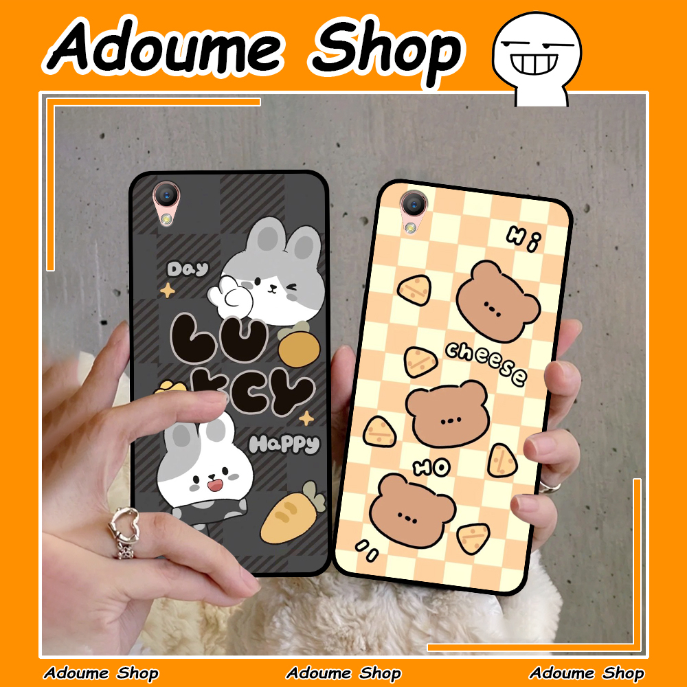 Ốp Oppo A37 / Neo 9 / F1 Plus in hình gấu cute, dễ thương, đáng yêu
