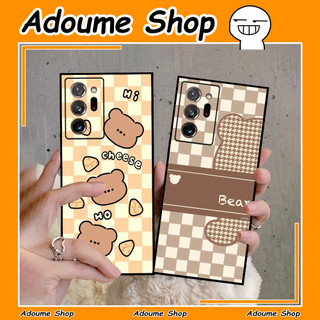 Ốp lưng samsung note 20 / note 20 ultra / note 20 ultra 5g in hình gấu cute, dễ thương, đáng yêu