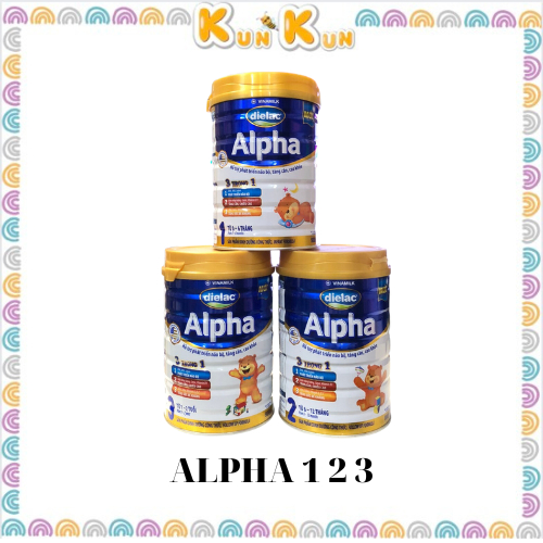 Sữa Dielac Alpha Lon 1 2 3 4 ( 900g date 2025)