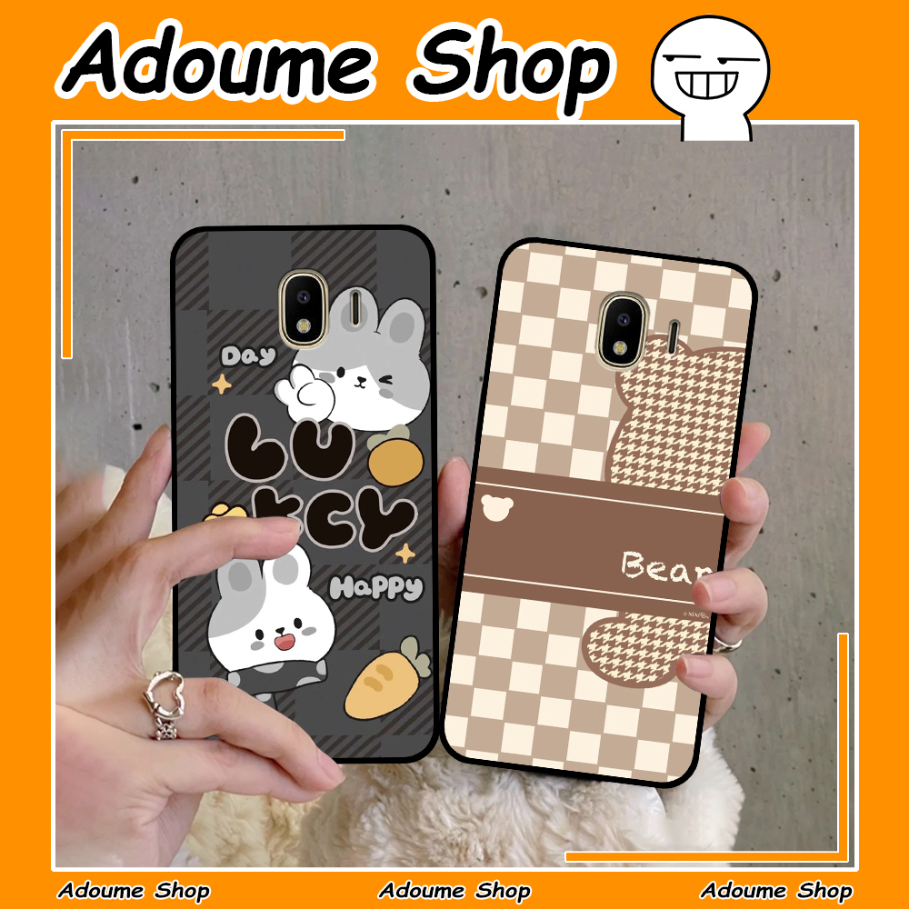 Ốp lưng Samsung J2 Pro / J2 Core / J4 in hình gấu cute, dễ thương, đáng yêu