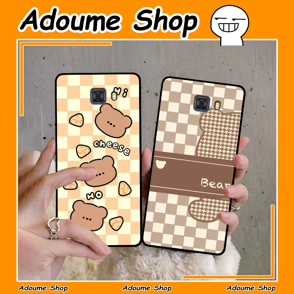 Ốp lưng Samsung A9 Pro / C9 Pro in hình gấu cute, dễ thương, đáng yêu