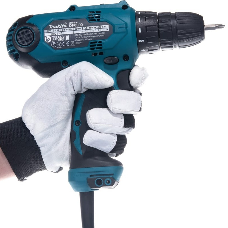 Máy khoan, vặn vít Makita DF0300 đầu 10mm Autolock