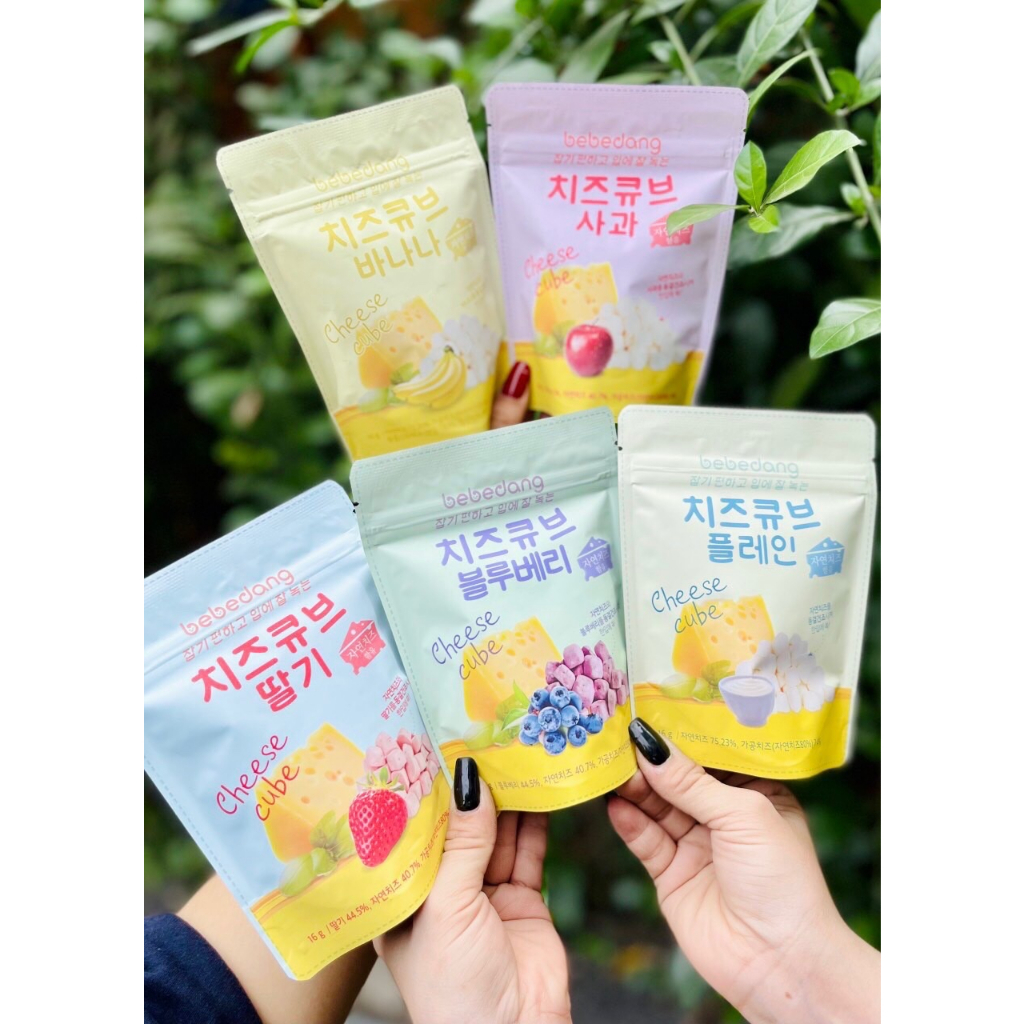 Sữa chua - Phô mai khô ăn dặm cho bé BEBEDANG (Hàn Quốc)