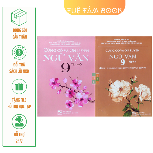 Sách - Củng cố và ôn luyện Ngữ Văn 9 (tập 1 và tập 2)