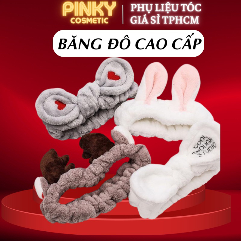 Băng Đô Rửa Mặt Hình Sừng Hươu Tai Thỏ Dễ Thương