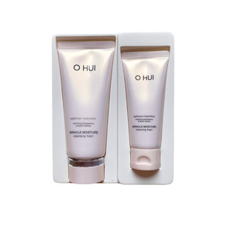 Set Sữa Rửa Mặt Ohui Hồng Miracle Moisture Cleansing Foam