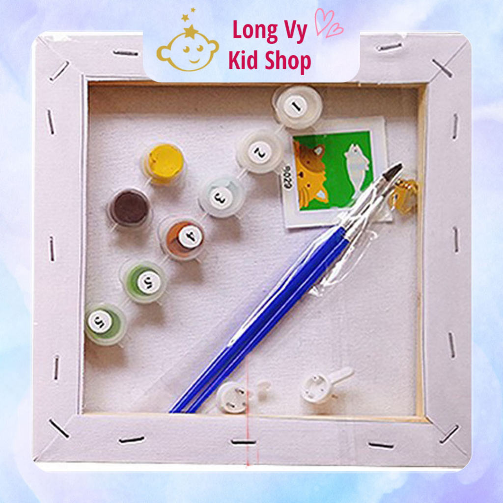 Tranh tô màu theo số giúp phát triển kỹ năng vẽ cho trẻ em