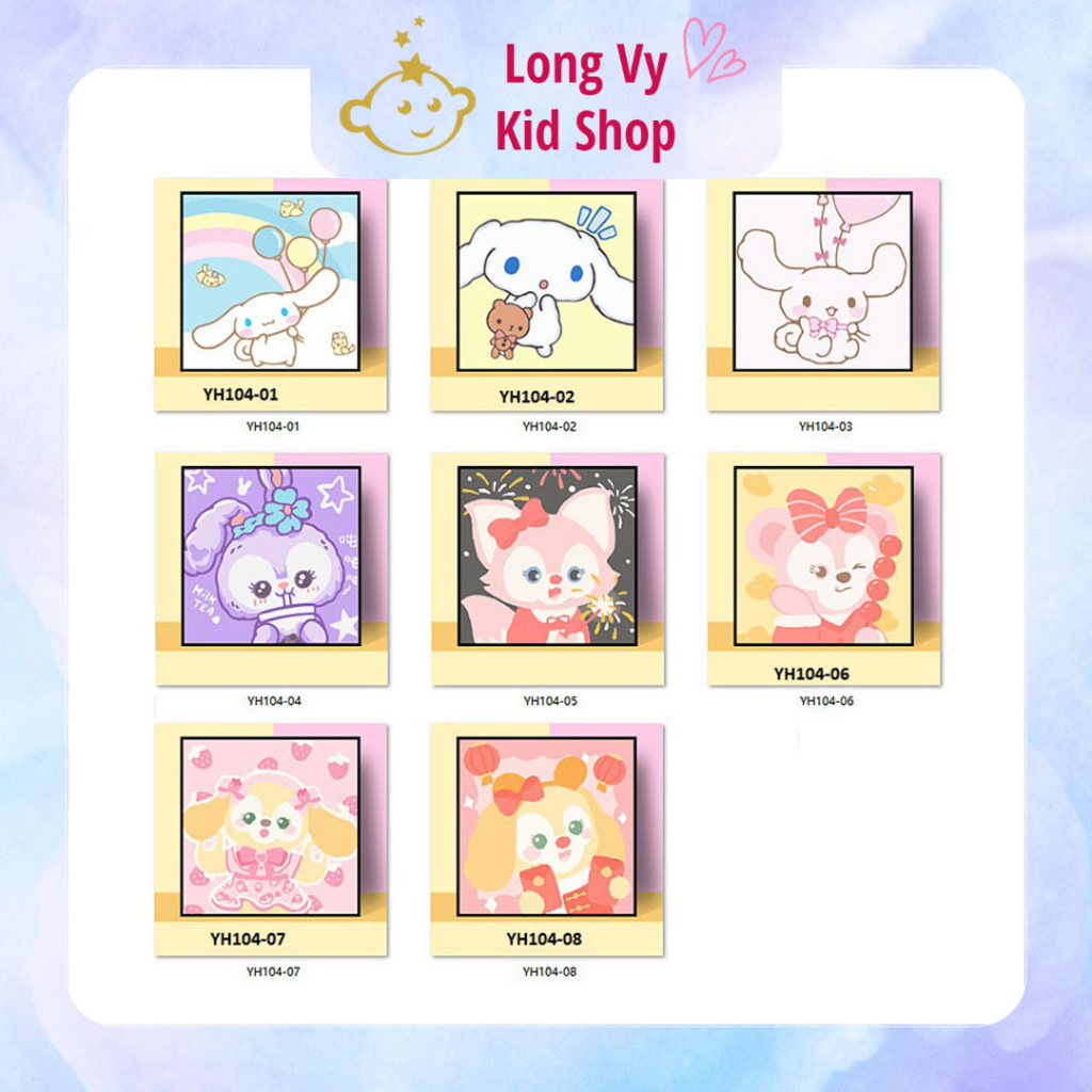 Tranh tô màu theo số giúp phát triển kỹ năng vẽ cho trẻ em