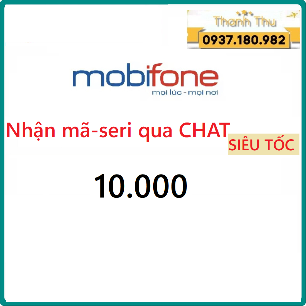 Mã thẻ Mobifone 10K