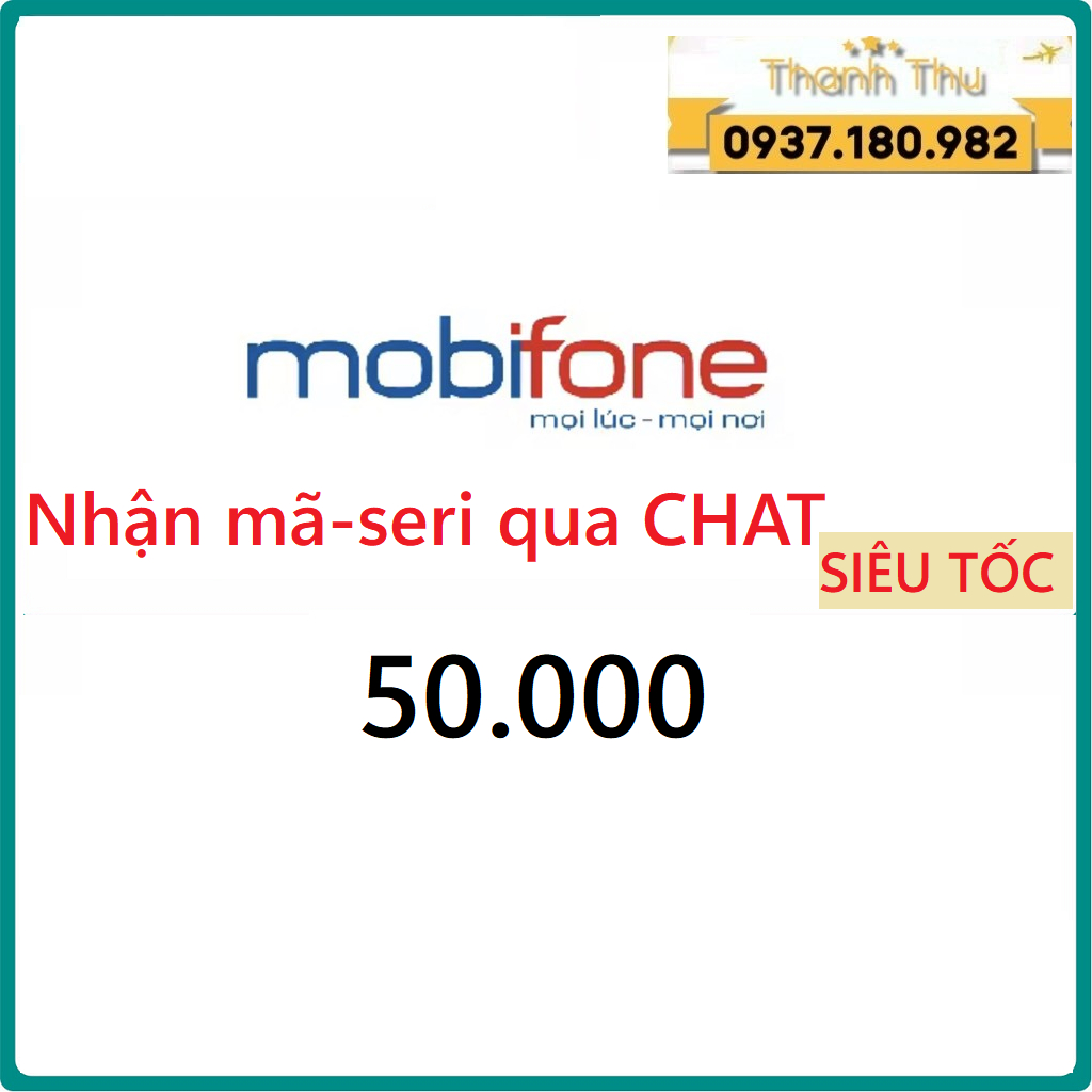 Mã thẻ Mobifone 50K