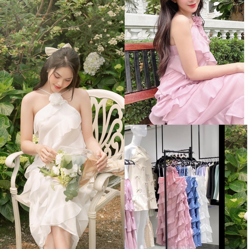 Maxi đi biển hè mới nhất hàng thiết kế cao cấp