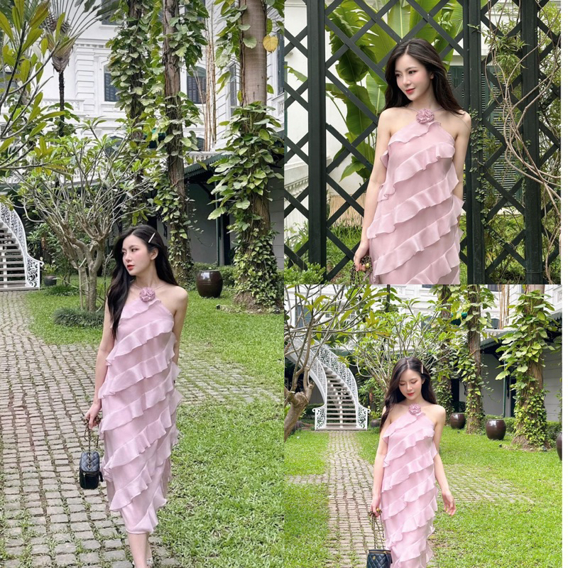 Maxi đi biển hè mới nhất hàng thiết kế cao cấp