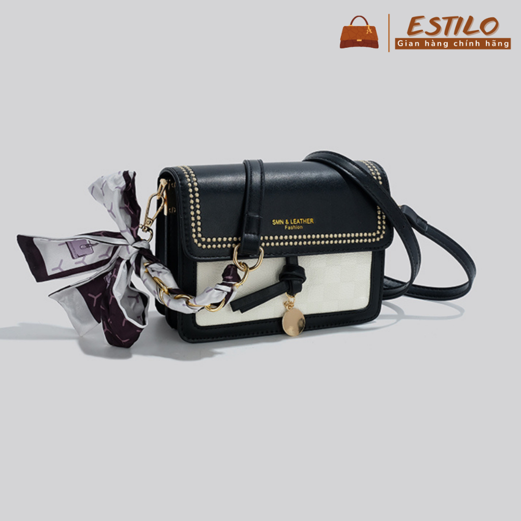 Túi xách nữ đeo chéo, đeo vai ESTILO size 19cm HA334