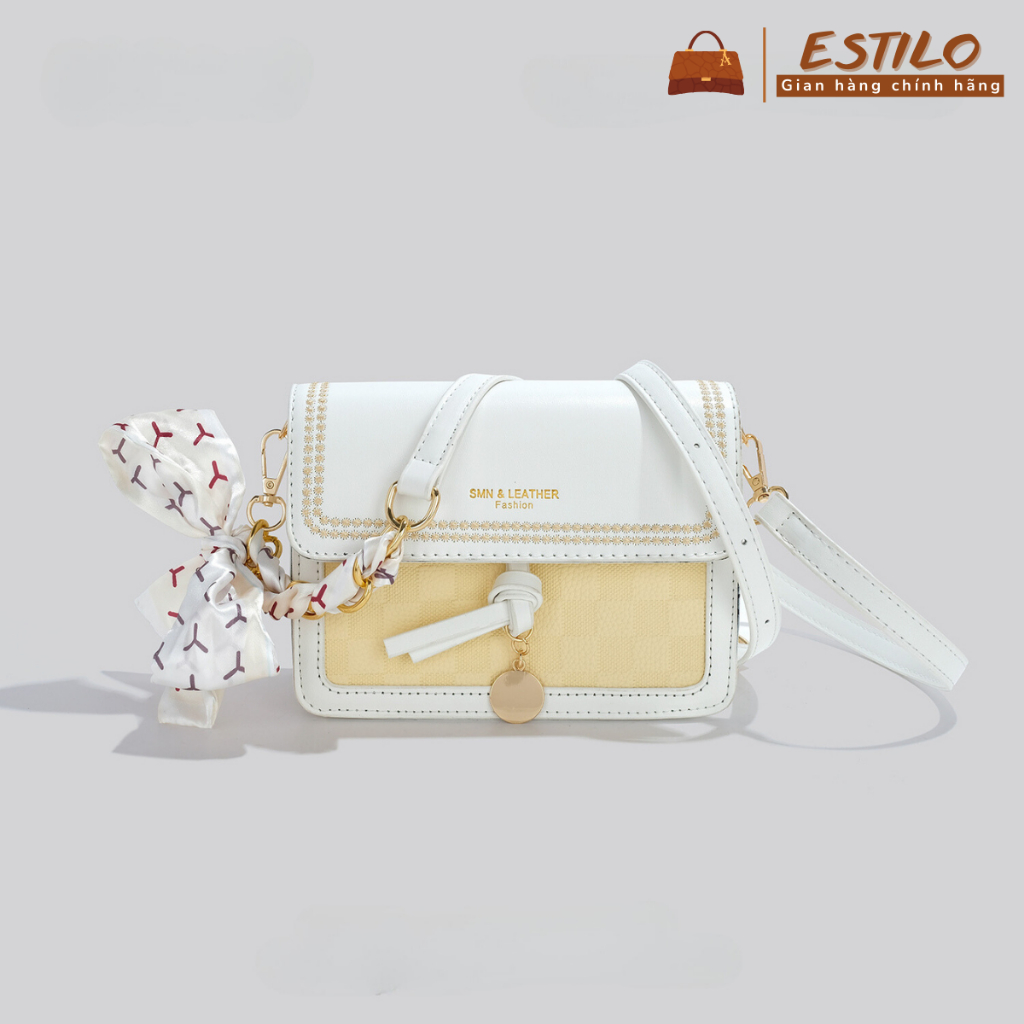 Túi xách nữ đeo chéo, đeo vai ESTILO size 19cm HA334