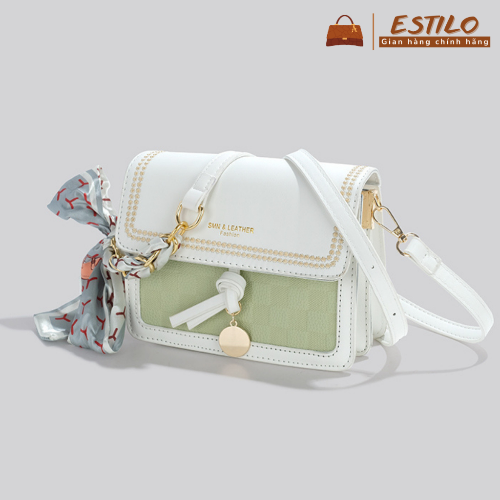 Túi xách nữ đeo chéo, đeo vai ESTILO size 19cm HA334