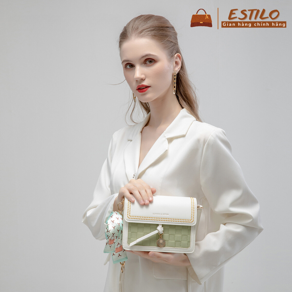 Túi xách nữ đeo chéo, đeo vai ESTILO size 19cm HA334