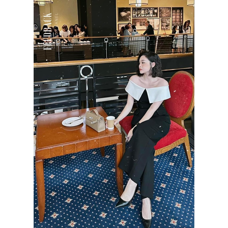 Áo trễ vai thanh lịch + Ảnh thật shop chụp