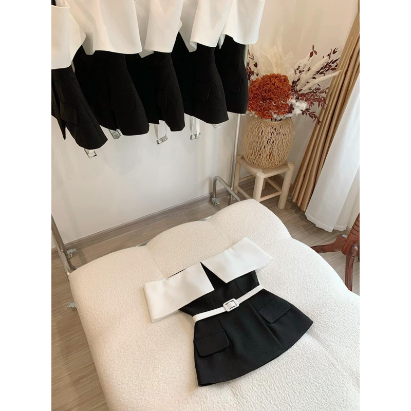 Áo trễ vai thanh lịch + Ảnh thật shop chụp
