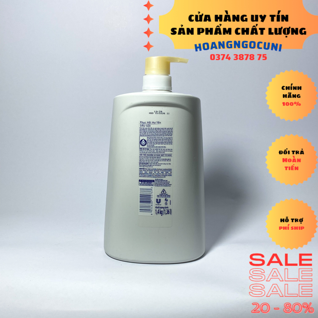 Dầu gội Dove phục hồi hư tổn chai vòi 880g giúp tóc phục hồi chống xơ rối và khô mẫu mới siêu rẻ và tiết kiệm