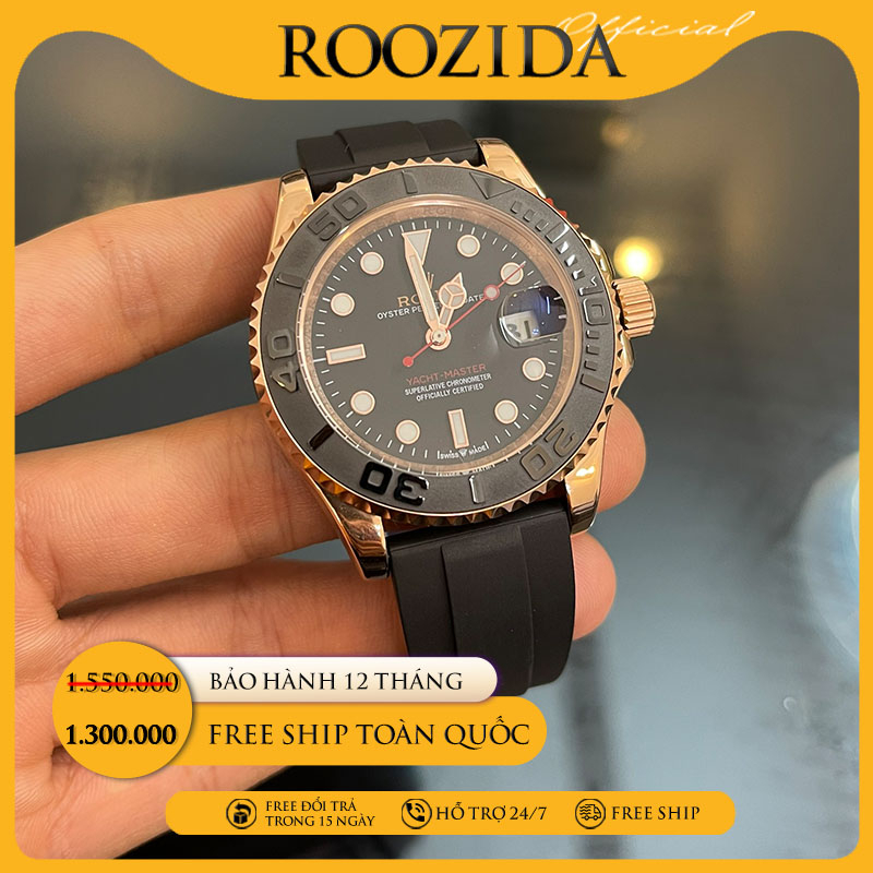 Đồng hồ cơ nam AUTOMATIC ROLEX chính hãng máy nhật dây cao đúc chống nước DH51