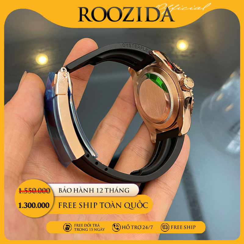 Đồng hồ cơ nam AUTOMATIC ROLEX chính hãng máy nhật dây cao đúc chống nước DH51