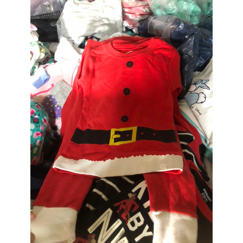 Bộ carter bé trai đỏ noel sz 18M-5Y satsunkid form nhỏ mẹ tăng 1sz