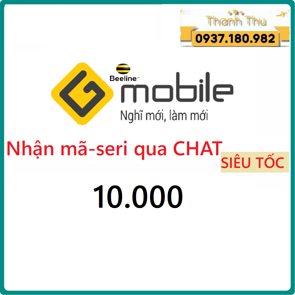 Mã thẻ G-Mobile 10K