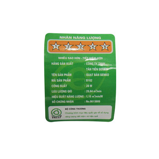 Quạt để bàn mini SENKO B102 (2 tốc độ - nhỏ gọn để trên bàn làm việc)