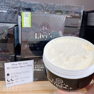 Chuẩn có tem- Kem body Livy's Retinol hộp Đen / Livy Retinol Đen mẫu mới 250G Thái lan
