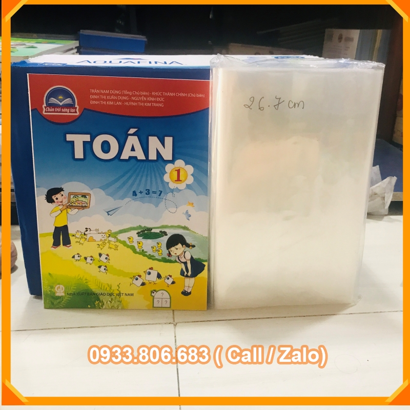 Toán 1 chân trời sáng tạo tặng bìa bao