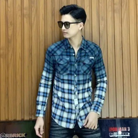 Áo sơ mi nam nữ sọc caro phong cách trẻ trung chất kate nỉ mềm mịn không xù