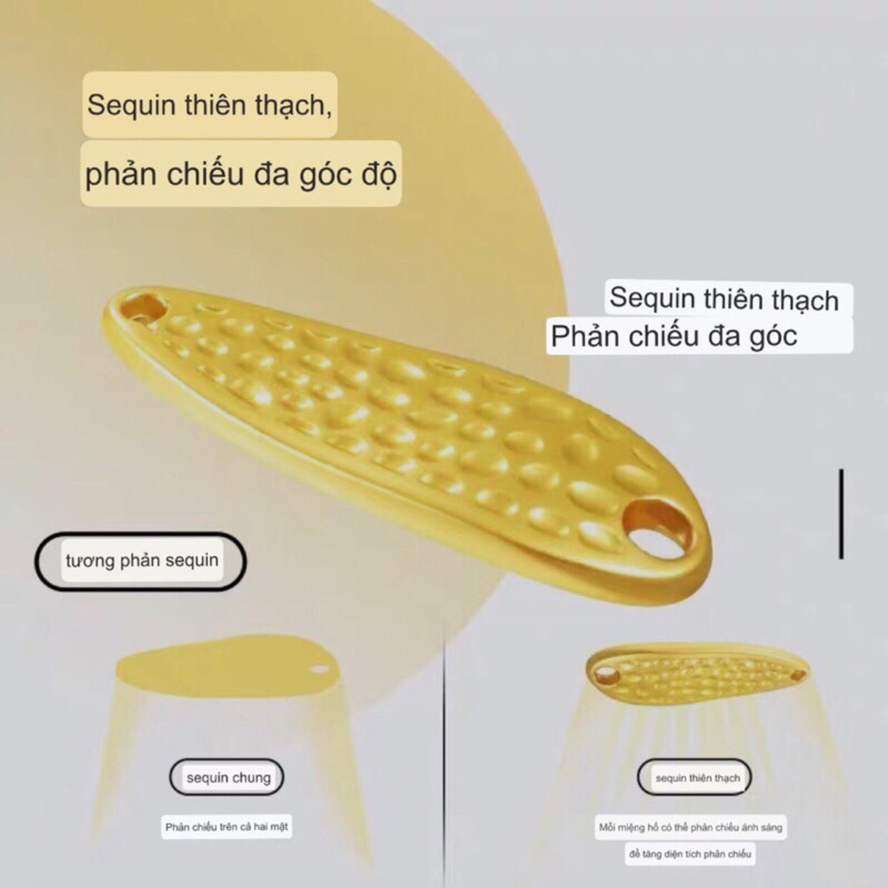 Mồi thìa lượn spoon câu cá size 2,5g 3,5g 5g 7g thìa lure cá mương cá chày