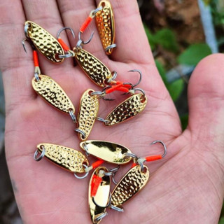mồi thìa lượn spoon câu cá size 2,5g 3,5g 5g 7g thìa lure cá mương cá chày