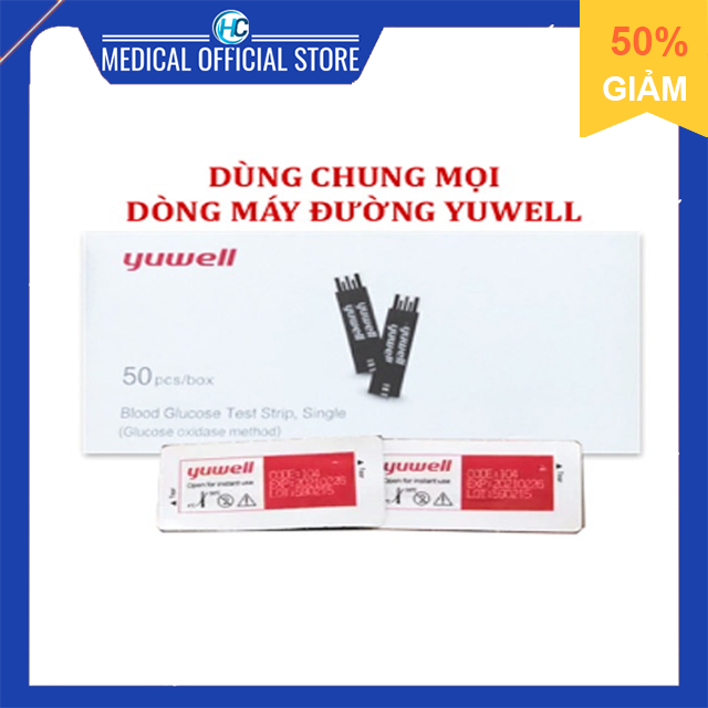 Que thử đường huyết YUWELL dùng cho tất cả các máy đường huyết YUWELL (date xa)