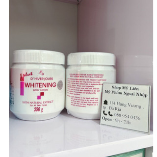Kem dưỡng trắng da Velvet thái lan 350g Velvet D'HIVER JOURS WHITENING BODY LOTION loại 1 hàng chính hãng