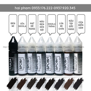 Mực Phun Xăm Brovi Chính Hãng_Bản Tiếng Nga