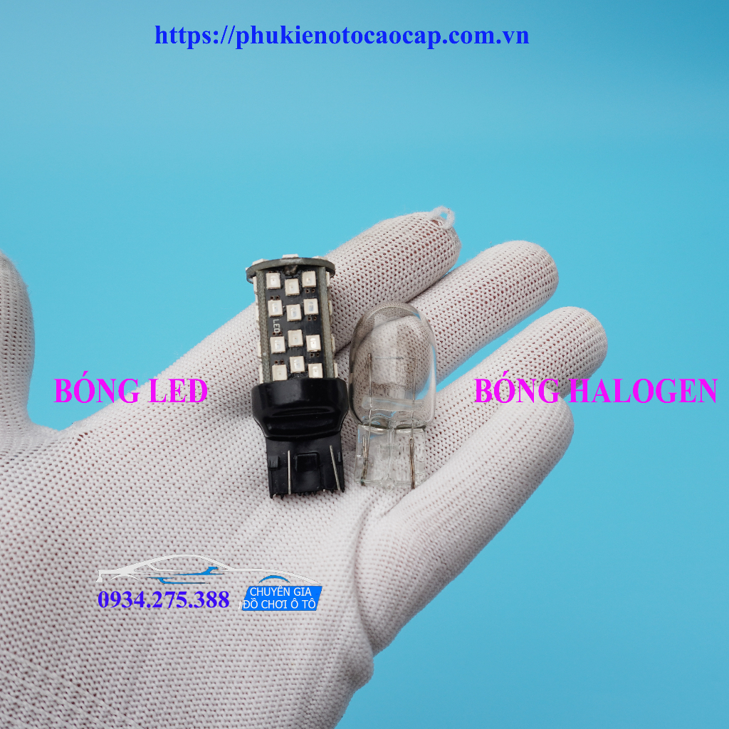 Đèn led siêu sáng chân T20 .Độ sáng cao, bền bỉ, nhiều màu sắc