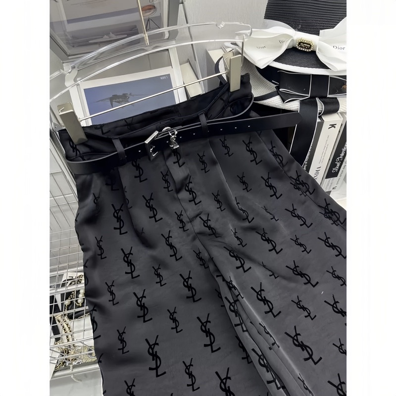 Quần suông nữ ống rộng cạp trắng to hack dáng, Quần vải nữ phong cách thanh lịch có thể mặc đi làm đi chơi | BigBuy360 - bigbuy360.vn