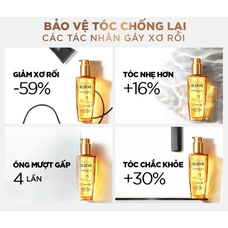 Dầu dưỡng tóc Loreal Paris Elseve Extraordinary Oil